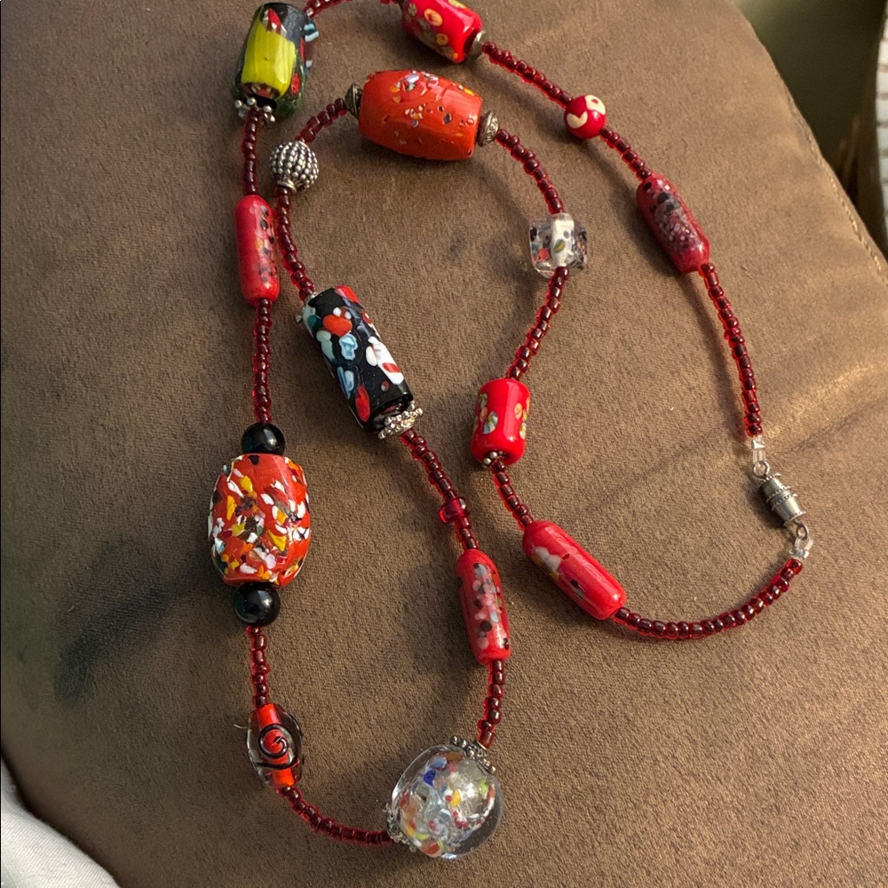 SALE! Vintage art glass beads made in Africa beautiful Art Glass!